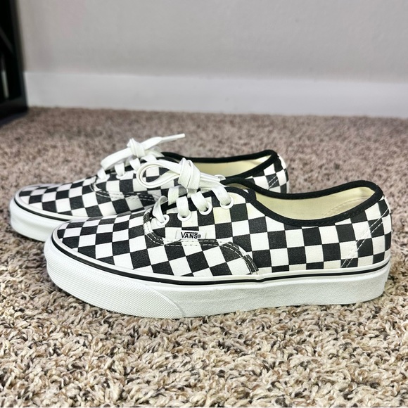 Vans Shoes - Vans Checkerboard Shoes Womens Size 7.5 Black/White Casual Skate Sneakers